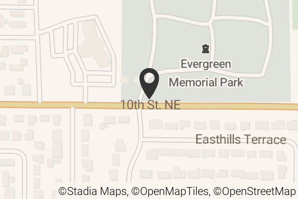 Map with location marker