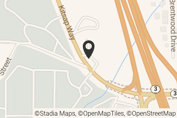 Map with location marker