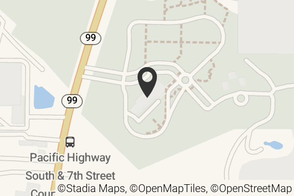 Map with location marker