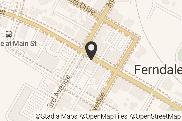 Map with location marker