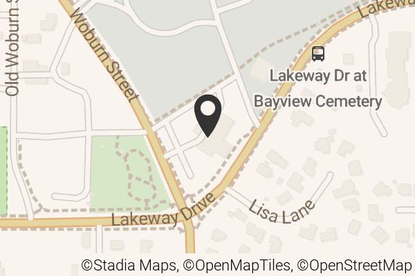 Map with location marker