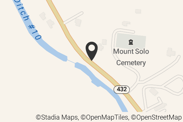 Map with location marker