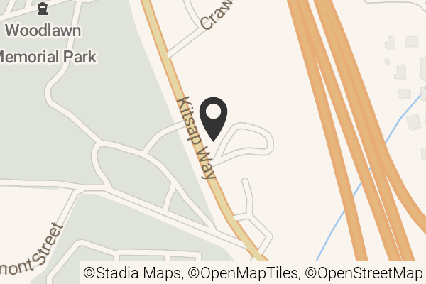 Map with location marker