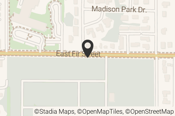 Map with location marker