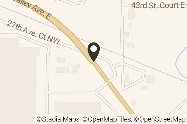 Map with location marker