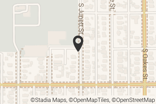 Map with location marker