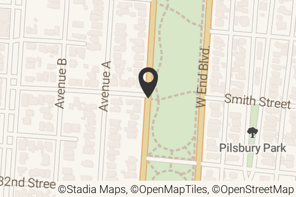 Map with location marker