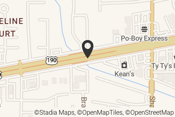 Map with location marker