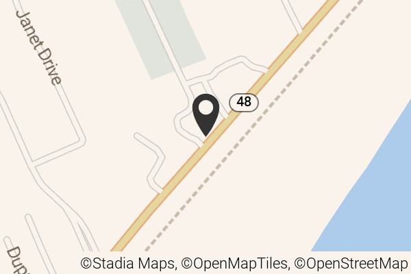 Map with location marker