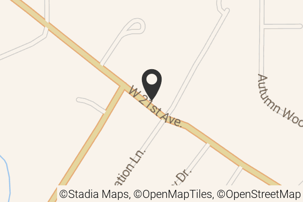 Map with location marker