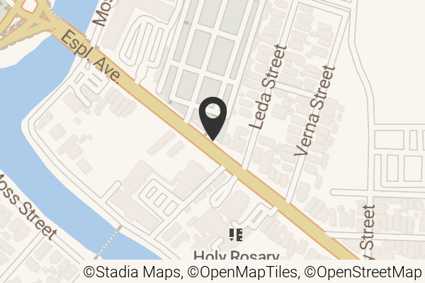 Map with location marker