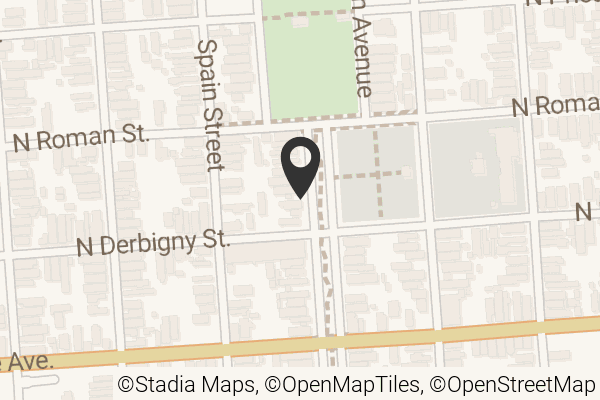 Map with location marker