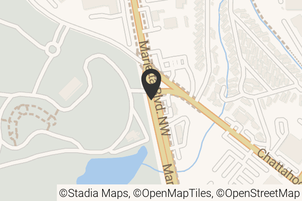 Map with location marker