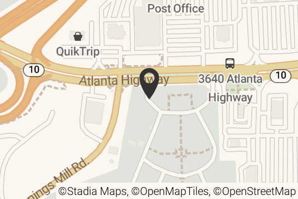 Map with location marker