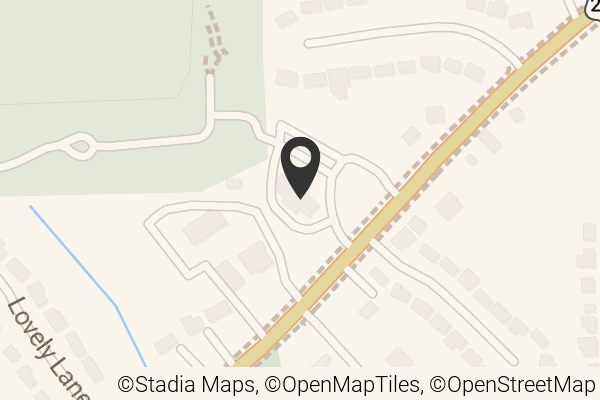 Map with location marker