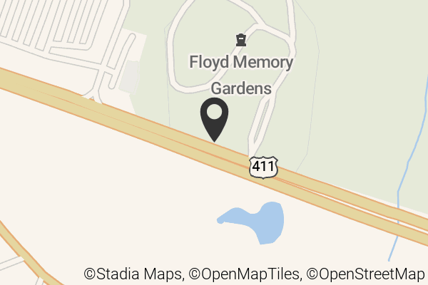 Map with location marker