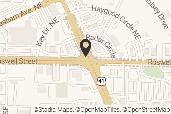 Map with location marker