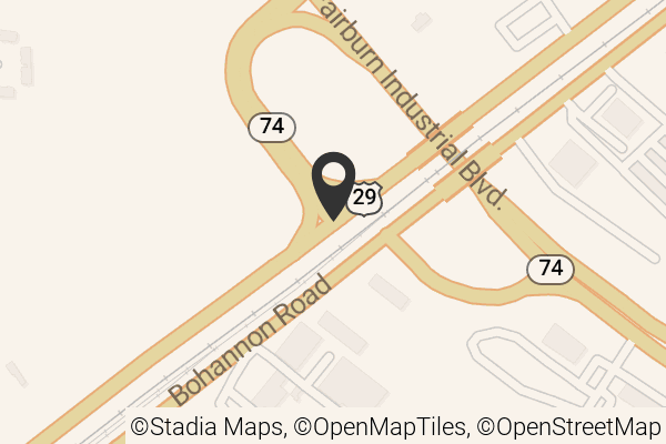 Map with location marker