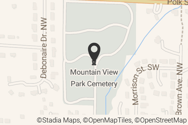 Map with location marker