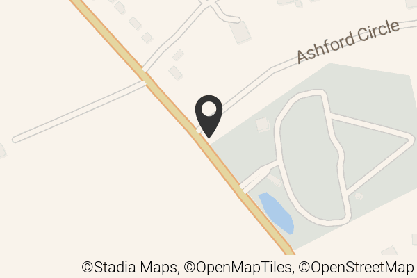 Map with location marker