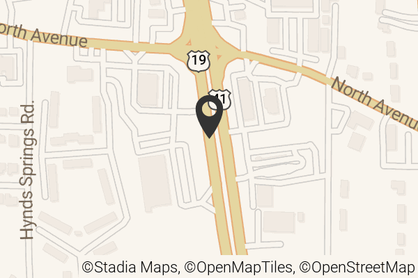 Map with location marker