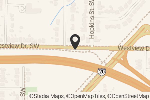 Map with location marker