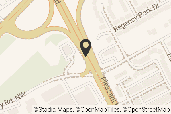 Map with location marker