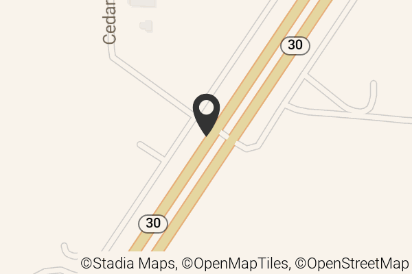 Map with location marker