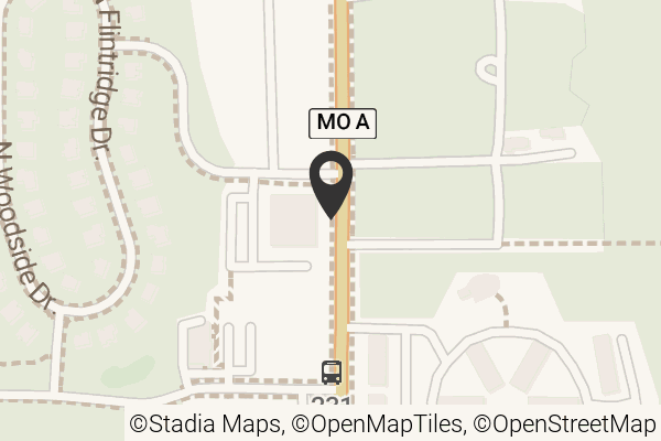 Map with location marker