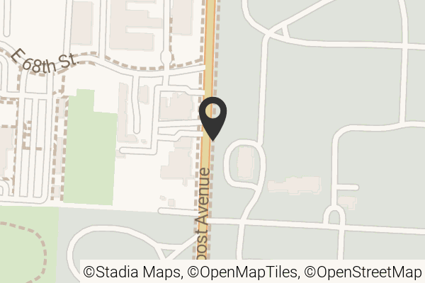 Map with location marker