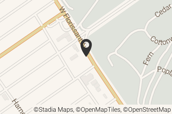 Map with location marker