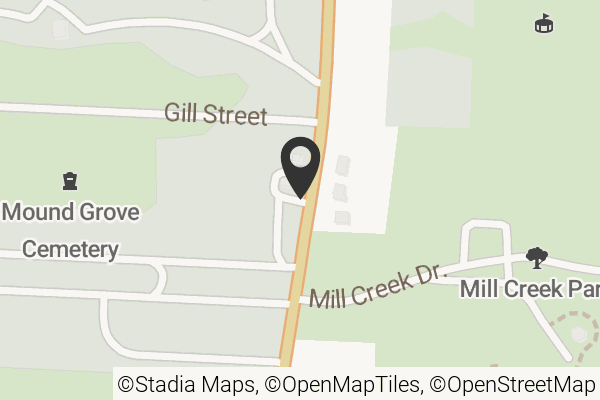 Map with location marker