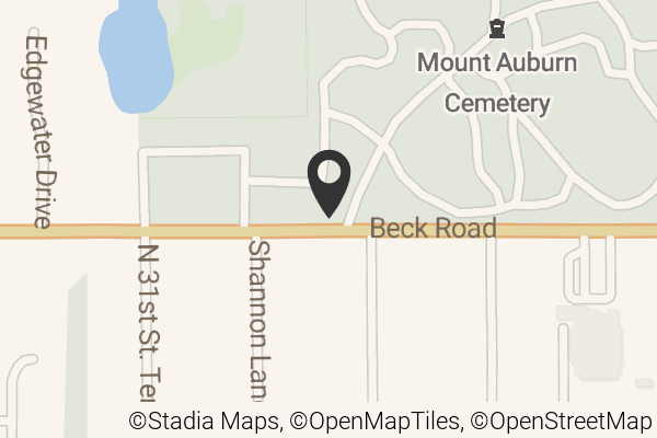 Map with location marker