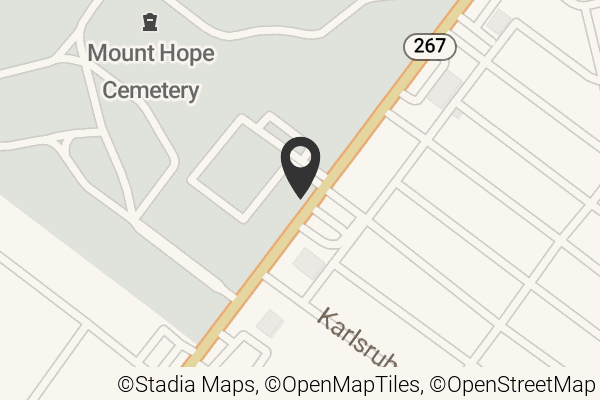 Map with location marker