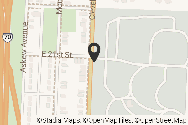 Map with location marker