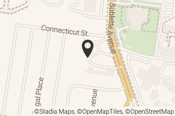 Map with location marker