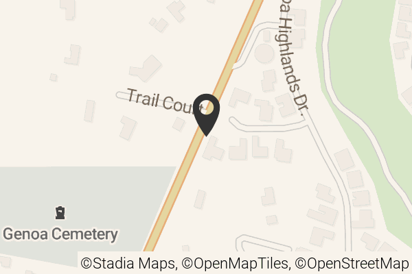 Map with location marker