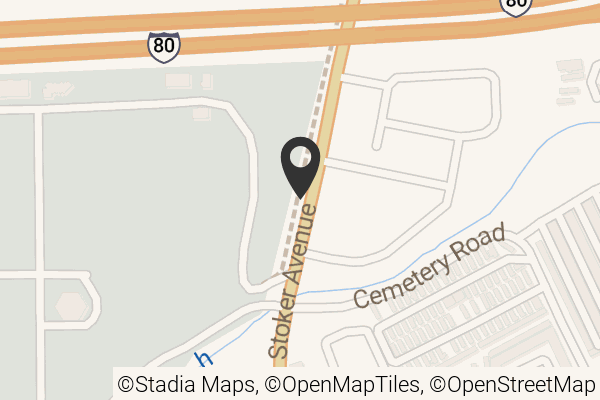 Map with location marker