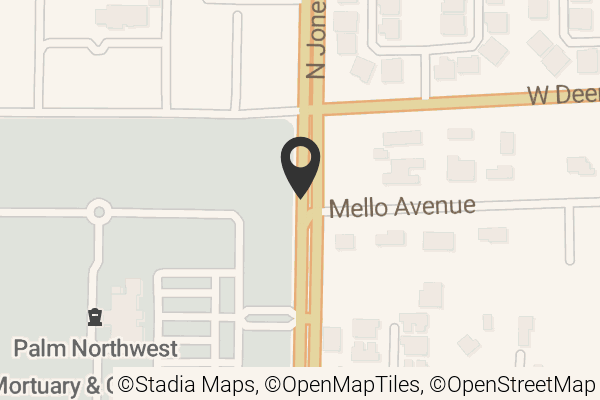 Map with location marker