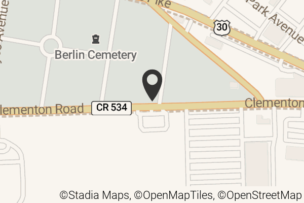 Map with location marker