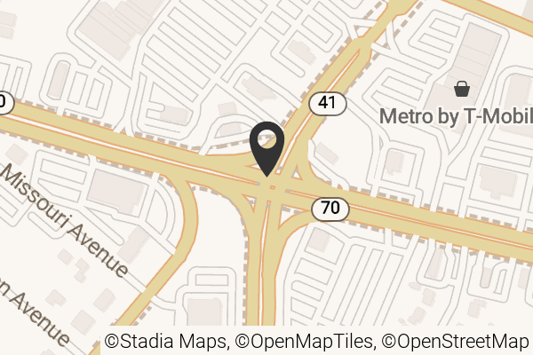 Map with location marker