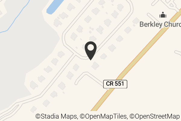 Map with location marker