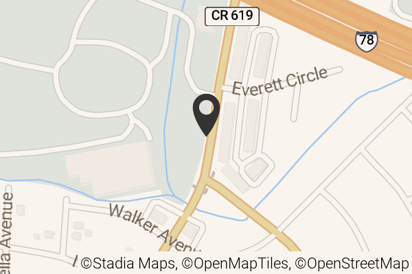 Map with location marker