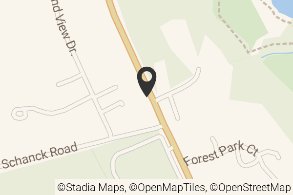 Map with location marker