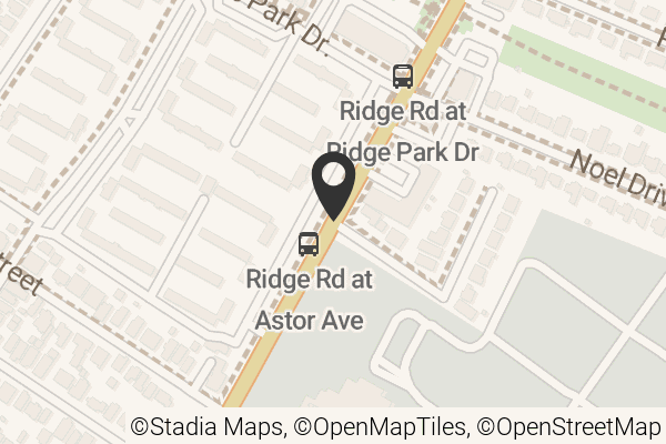 Map with location marker