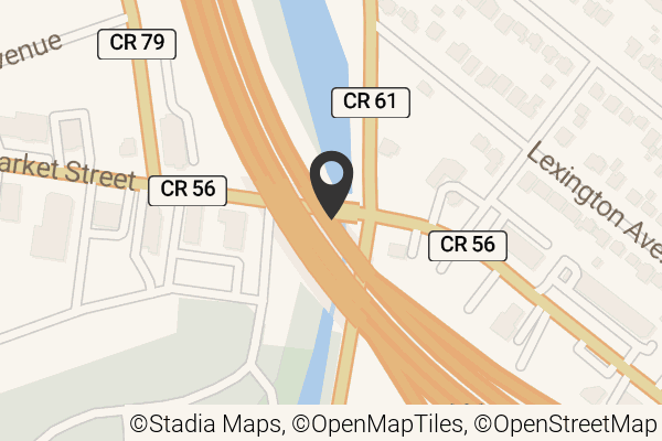 Map with location marker