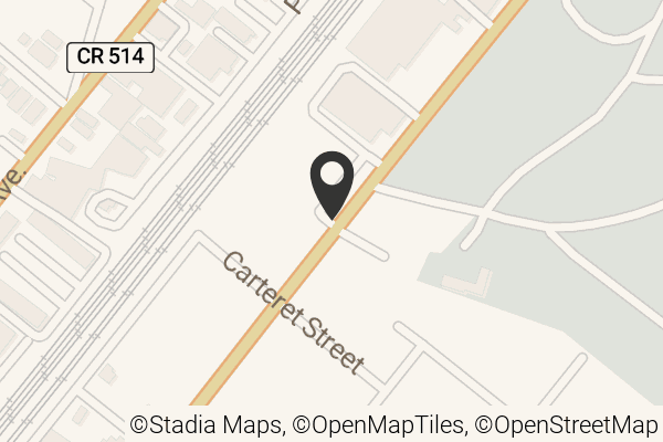 Map with location marker