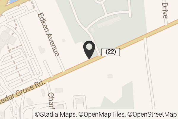 Map with location marker