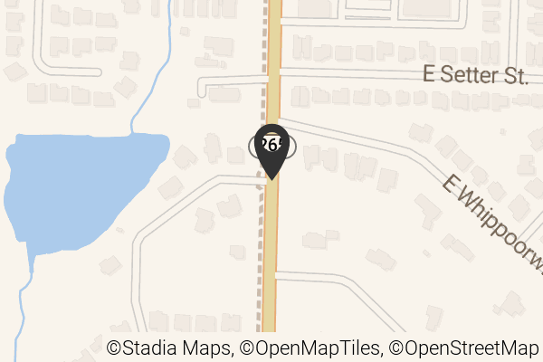 Map with location marker