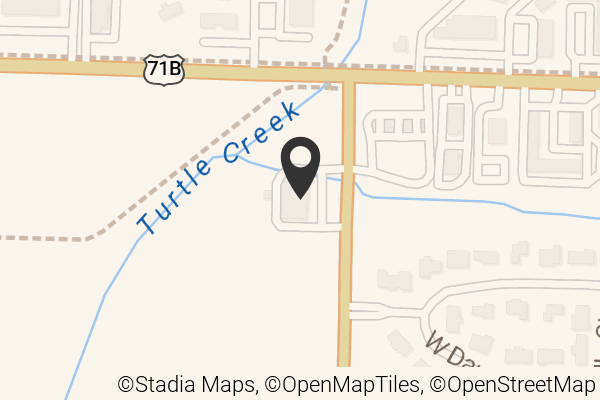 Map with location marker